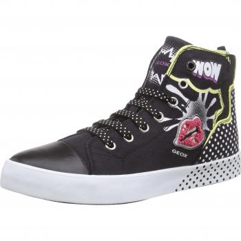 Geox Jr Ciak Girl Sneakers Collo Alto Nero 38