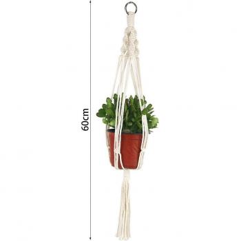 Retro Handmade Macrame Plant Basket
