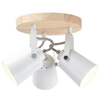 Dera Round Ceiling Spotlight with 3 E14 LED Bulbs