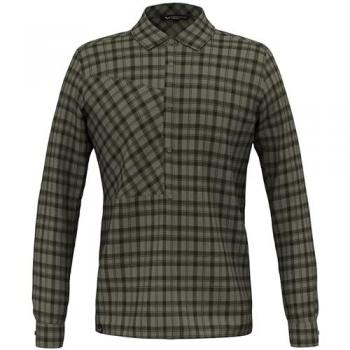 Camicia Salewa Fanes Polarlite – Verde Scuro – Manica Lunga – Taglia S – Ufficiale