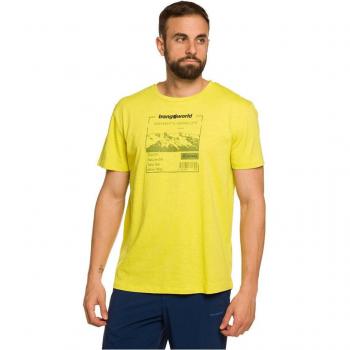 Camiseta de hombre Aruca Trangoworld, montaña, manga corta, color verde, talla L