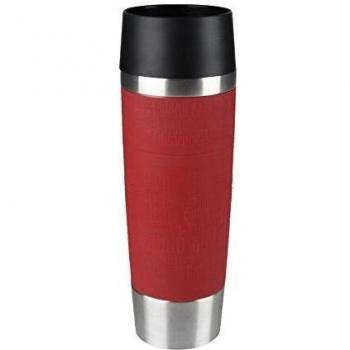 Tefal Mug de Viaje, Acero Inoxidable, Rojo, 1 Unidad