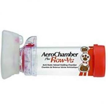 Chambre d'inhalation néonatale Aerochamber Plus Flow-vu 1ud