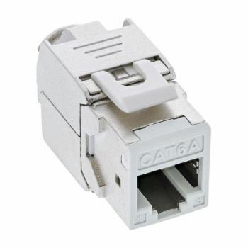 8er Pack Keystone RJ45 Buchse geschirmt Cat.6A weiß (76207W)