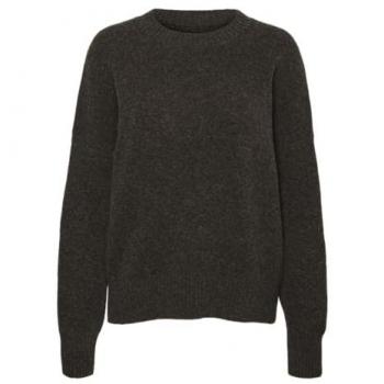 Vero Moda Strickpullover »VMBOOM LS O-NECK PULLOVER GA NOOS« Chocolate Torte Detail:MELANGE