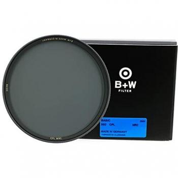 B+W Filtre Polarisant Circulaire Basic MRC 77mm (1101268)
