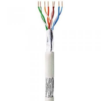 Techly Professional 022519 Matassa SF/UTP Cavo Cat.5E CCA 100m Flessibile Grigio