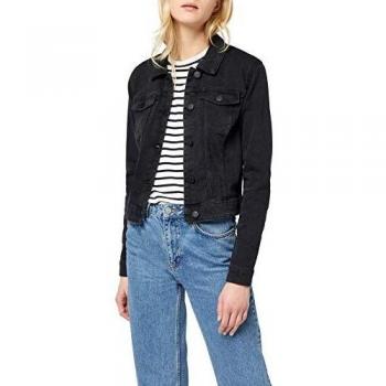Noisy May Debra Black Wash Jacket for Women