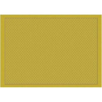 Le Jacquard Francais Set von 2 Platzsets Osmose Tressage Pollen 50x36 cm