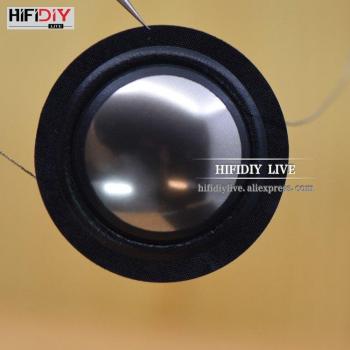 Tweeter HifidiY 25,5 mm Agudos en Metal Plateado
