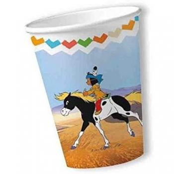 Indien-Style Kinderpartybecher – Yakari 8‑Pack