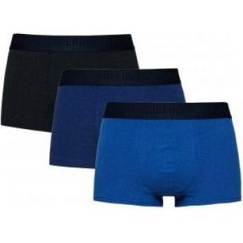 Confezione da 3 Boxer Uomo Superdry Navy / Bright Blue / Mazarine