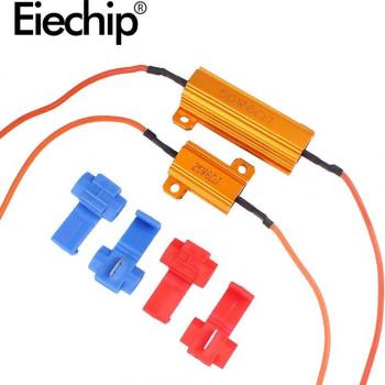 Résistances de charge 25W 50W, 2 pièces, pour ampoules LED de signalisation et frein
