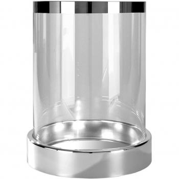 Imperial Design‑Lampe – 14 cm Glaszylinder mit Platinrand