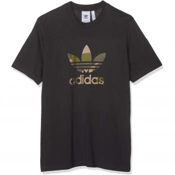 Adidas T-shirt homme Trefoil camouflage, noir utilitaire, FR (Taille Fabricant : XL)