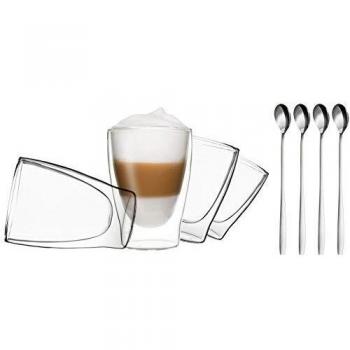 Feelino DUOS doppelwandige Cappuccino Gläser 310 ml