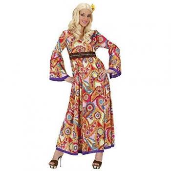 Robe Hippie Longue avec Ceinture Marron
