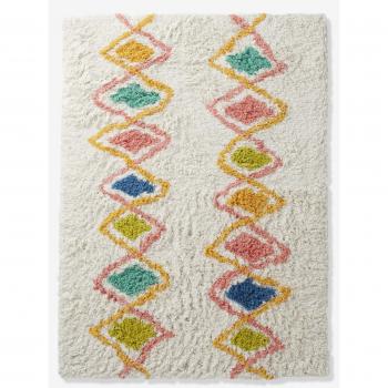 Harlequin Design Rug in White