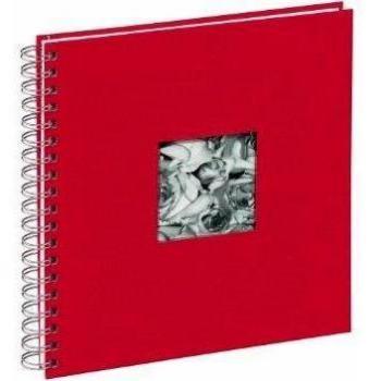 Pagna Spiralalbum 24x25cm 50 Seiten Passepartout rot