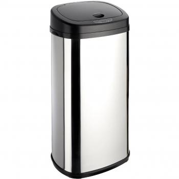 Dihl Onyx Rectangle Chrome Kitchen Automatic Dust Sensor Bin Touchless Waste
