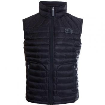 Superdry Fuji Doppelt Riemen Gilet Schwarz Mittel