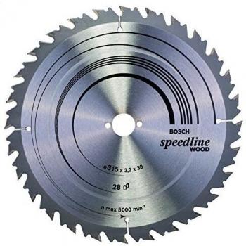 Bosch 2608640682 Speedline Wood Circular Saw Blade 315mm 28 Teeth