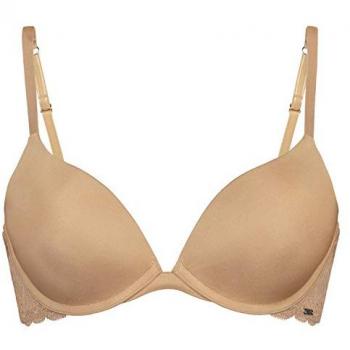 Hunkemoller Gepolsterter Push-up-Bügel-BH Angie in Beige