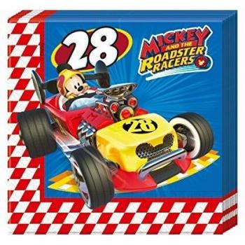 Micky Maus Papierservietten Roadster Racers 20 Stück