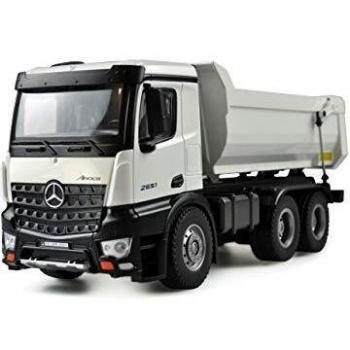 AMEWI Mercedes Arocs Dump Truck 1:18 Elettrico con Motore, Batteria e Caricatore inclusi