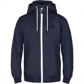SOLID TEYS Kapuzenjacke Herren Windbreaker mit Fleece-Futter, Farbe: Blau, Größe: M