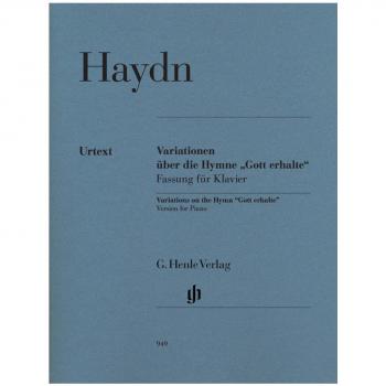 Variaciones Urtext para Piano sobre el Himno Gott erhalte (Hob. XXVIa:43) de Haydn