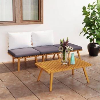 Salon de Jardin Élégant 4 Pcs Prolenta