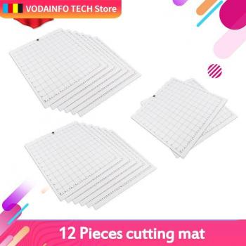 Cameo Replacement Cutting Mat 12x12 Inch with Measuring Grid and Adhesive