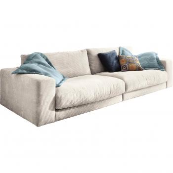 Places of Style Enisa Lounge-Sofa, B/T/H: 290/127/85 cm, in hochwertigem Cord