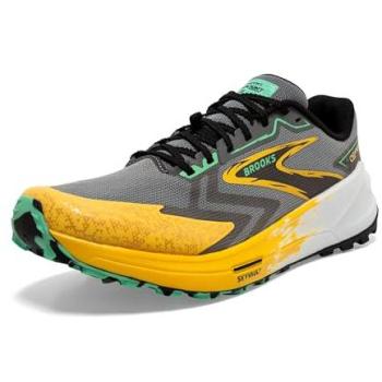 Scarpe Brooks Catamount 3 Trek – Grigio Scuro & Giallo