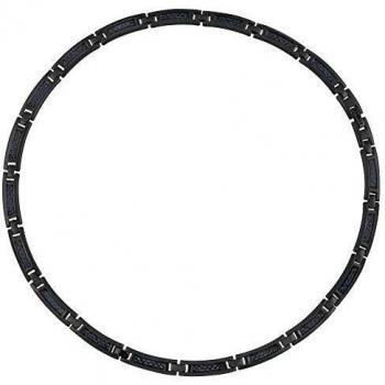 Phebus Collier de Luxe Noir 316L et Carbone