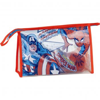 Borsa avventura The Avengers blu 23x15x8 cm con grande spazio interno e zip – prodotto autentico
