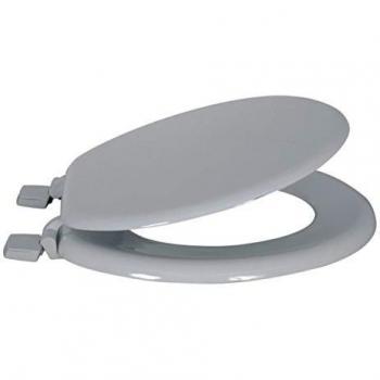 Asiento de inodoro con bisagras de plástico