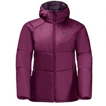 Damen Winterjacke BERGLAND INS HOODY W in Wildbeere, Größe XS