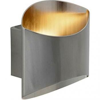 Brilliant Spock 16 cm Metall-LED-Wandleuchte – Klare Linien, helles Leuchten