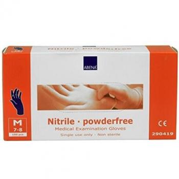 Abena Blue Medium Nitrile Guard Gloves 150 Pieces