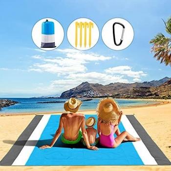 Wander‑Picknick Decke AquaGuard 200x210 – leicht & pfahlarm