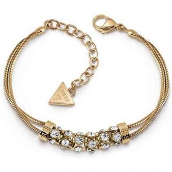 Guess Pulsera UBB28062-S mujer Glitter Girl en acero dorado