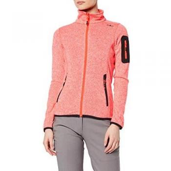 Red Fluo‑Bianco Veste polaire pour femmes