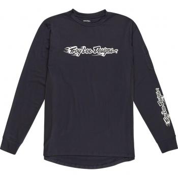 Troy Lee Ruckus Burn Out Ride (Manches longues) Noir Charbon – XL