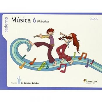 Caderno musica 6 primaria (Tapa blanda).