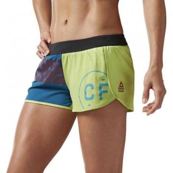 Reebok Rcf Knw Short Pantalón Corto Mujer Verde L
