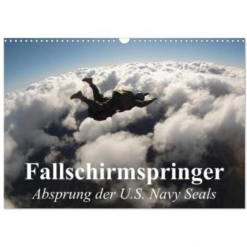 Wandkalender 2024 U.S. Navy Seals Fallschirmspringer