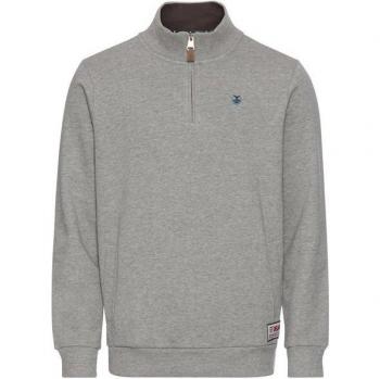 DELMAO Langarm Sweatshirt mit Seitentaschen