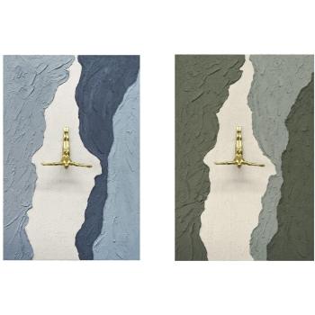 Pack Esprit Cuadro Home Bleu Marron Moderne